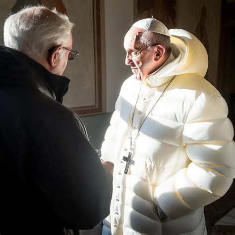 Pope Francis White Jacket