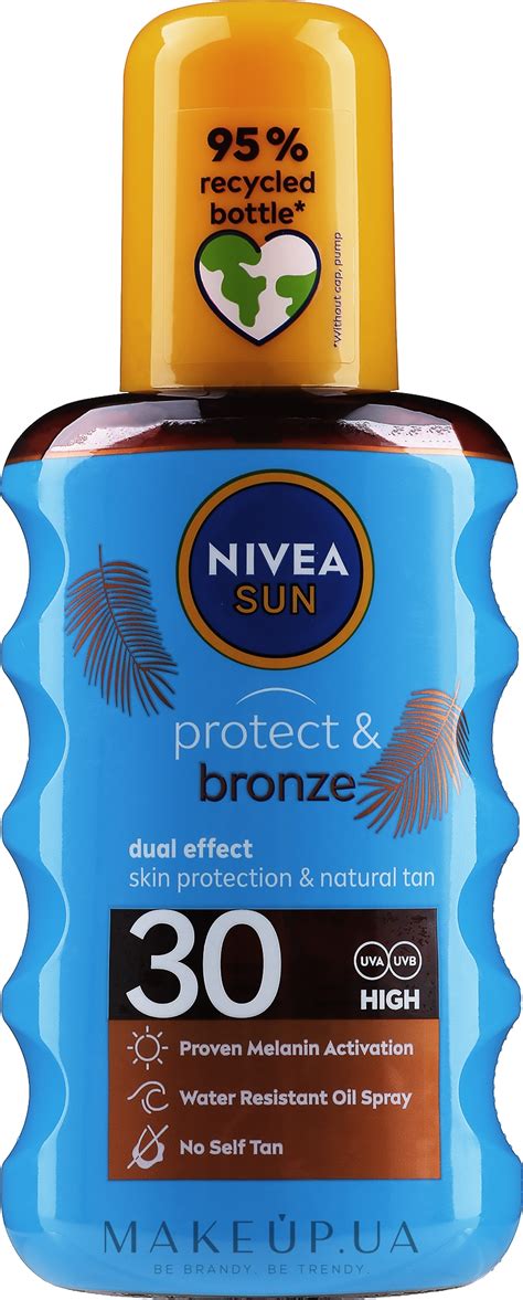 NIVEA Sun Protect & Bronze SPF30 Dual Effect Spray - Солнцезащитный ...