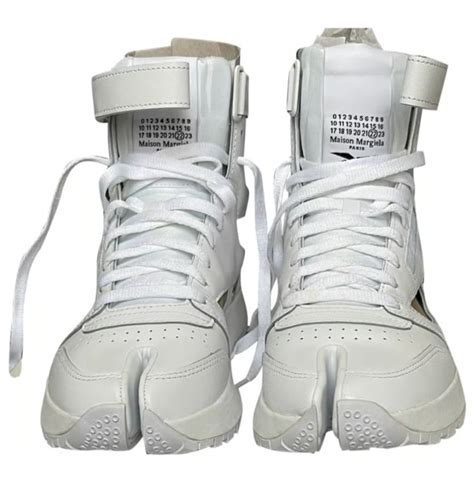 Maison Margiela X Reebok Tabi Project 0 Leather High Trainers