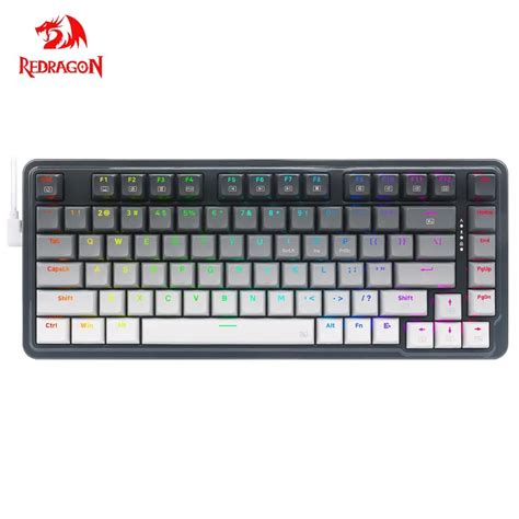 REDRAGON KS B USB RGB Mechanical Gaming Wired Keyboard Keys Layout Hot Swap Compact