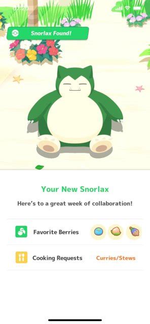 Snorlax Pok Mon Sleep