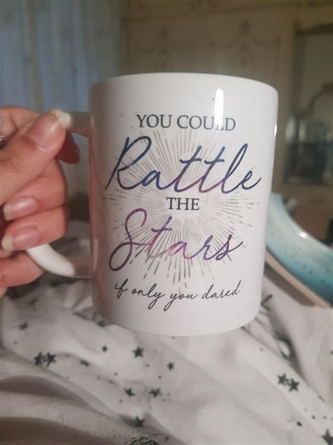 Rattle The Stars Throne Of Glass Mug Book Bookish T Sarah J Etsy Uk