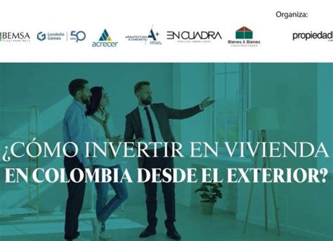 En Vivo Siga El Foro De El Colombiano C Mo Invertir En Una Vivienda