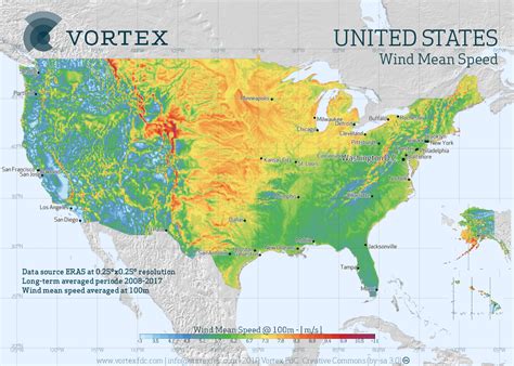 USA Wind Map - VORTEX