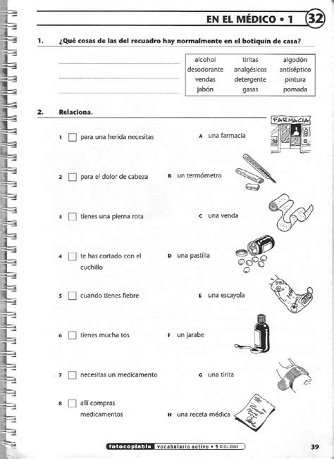 Issuu Vocabulario Activo Fichas Con Ejercicios Fotocopiables