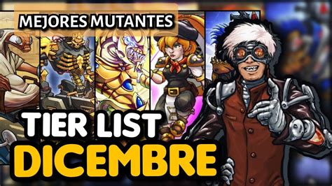 Tier List Los Mejores Mutantes Antes Del Cambio De Balance Mutants Genetic Gladiators Youtube