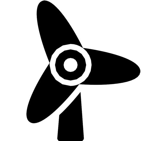 Wind Turbine Vector SVG Icon SVG Repo