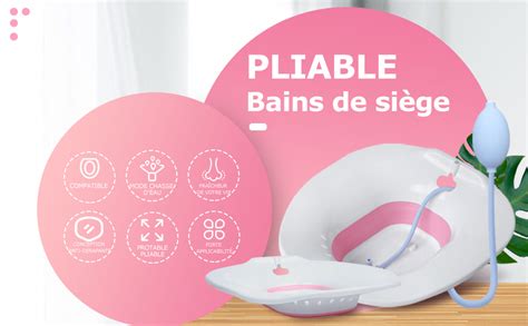 Bains De Si Ge Pliable Pour Si Ge De Toilette Avec Chasse D Eau Bidet