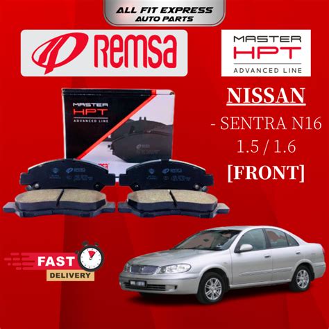 Nissan Sentra N Front Depan Remsa Brake Pad Original