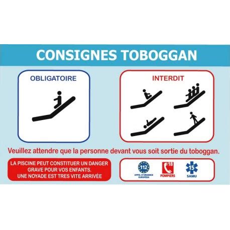 Consignes De S Curit Des Toboggans De Piscine