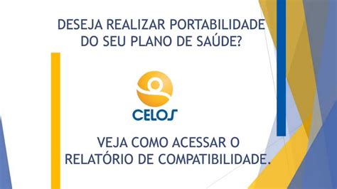 Como Pedir Portabilidade Para Os Planos De Sa De Da Celos Celos