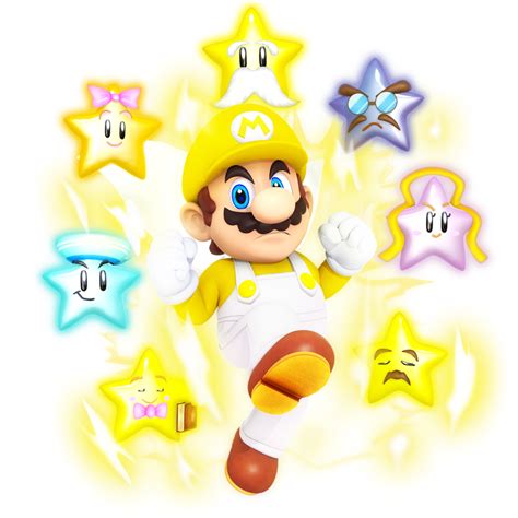 Star Spirit Mario From Smbz By Nibroc Rock On Deviantart Super Mario