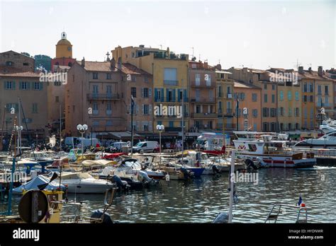 Saint-Tropez, France. Port and Yacht club Stock Photo - Alamy