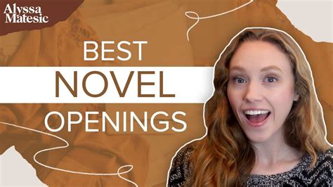 Best Ways To Open Your Novel YouTube