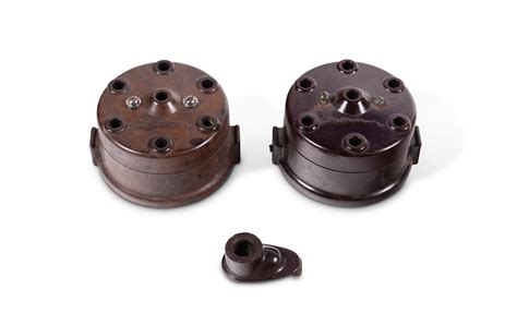 Pair Of Mallory Six Cylinder Distributor Caps Gooding Company