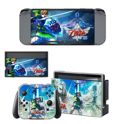 The Legend Of Zelda Nintendo Switch Skin Sticker Decal Design 1 ...