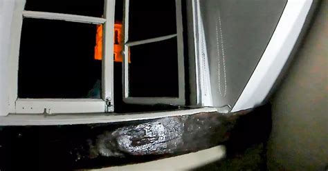 Terrifying Moment Man Catches A Ghost Opening A Heavy Window In His