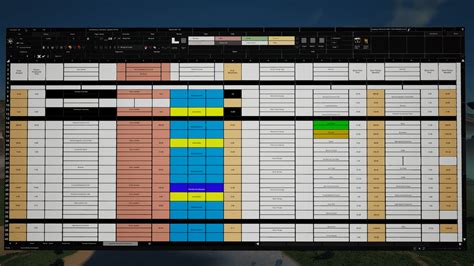 Just another Satisfactory Spreadsheet... Nothing surprising here... : r/SatisfactoryGame