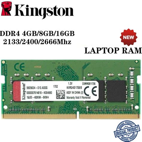 Kingston Port Til Ram Gb Gb Gb Ddr Mhz Mhz Mhz Memoria