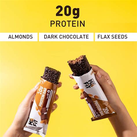 Protein Bar (20 gm Protein) | 6 bar(s) Choco Almond | MuscleBlaze