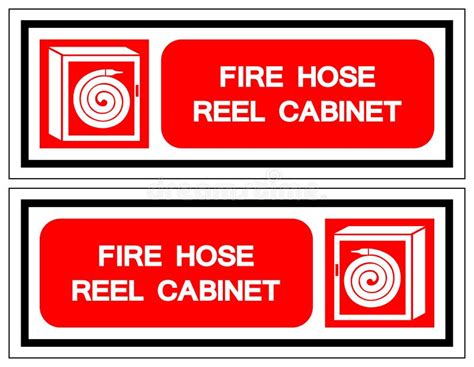 Fire Hose Reel Symbol Sign, Vector Illustration, Isolate on White Background Label. EPS10 Stock ...