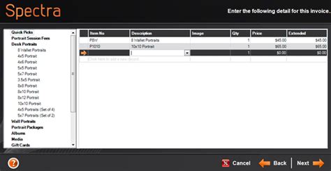 Spectramystratus Desktop Invoice Wizard