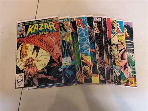 Kazar The Savage Lot 12 March 1982 Marvel Y2 EBay