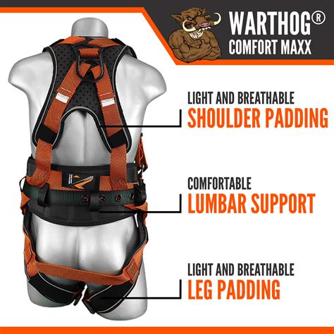 Malta Dynamics Warthog Comfort MAXX Safety Harness Fall Protection