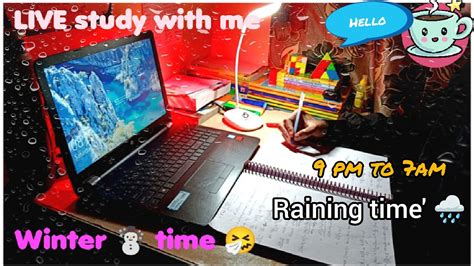 BTECH CSE STUDENT Study Live With Me Quite Break Night Study 00