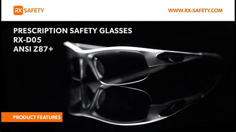 Prescription Safety Glasses RX D05 ANSI Z87 RX Safety YouTube