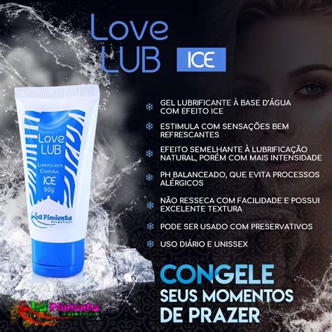 LUBRIFICANTE FUNCIONAL LOVE LUB ICE Armazém Sex Shop Recife