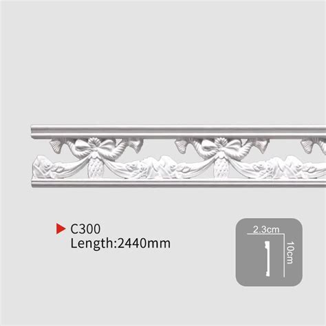 High Quality PU Cornice Moulding Ceiling Decoration For House Interior