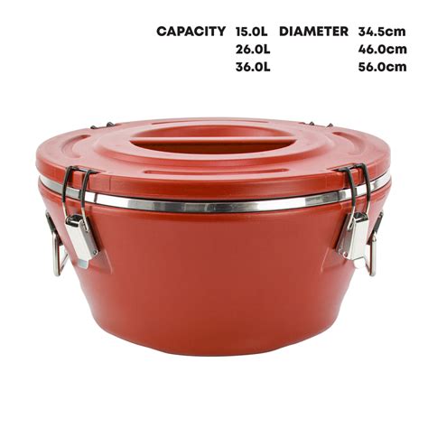 Sq Professional 9486 Mondo Hot Pot Set 3pc Red 15l 26l 36l