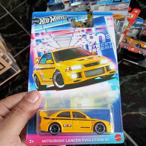 Hot Wheels Mitsubishi Lancer Evolution VI 90s Street Scene Shopee Malaysia