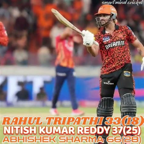 Nitish Kumar Reddy Batting Rahul Tripathi Classical Srh Vs Pbks Youtube