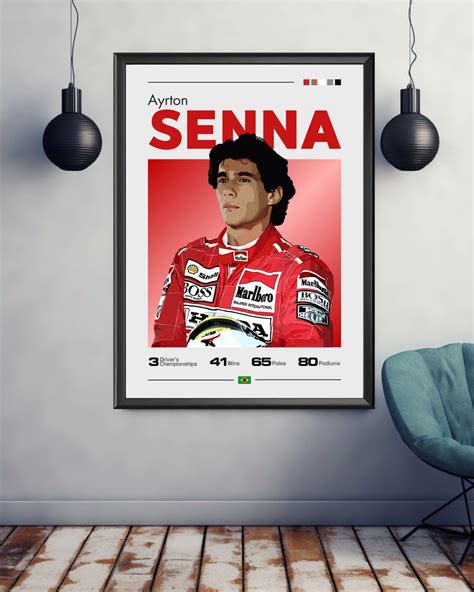 Ayrton Senna Poster – Brighton Posters