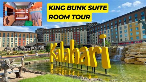 Kalahari Resorts Round Rock King Bunk Suite Room Tour YouTube