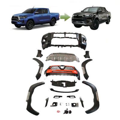 Toyota Hilux Rocco 2021 Car Body Kit Front Bumper Grill Facelift