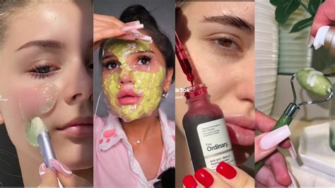 Skincare Routine Asmr 🩷 Tiktok Compilation Youtube