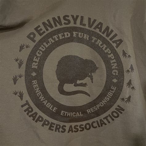 Muskrat Logo Hoodie – Pennsylvania Trappers Association