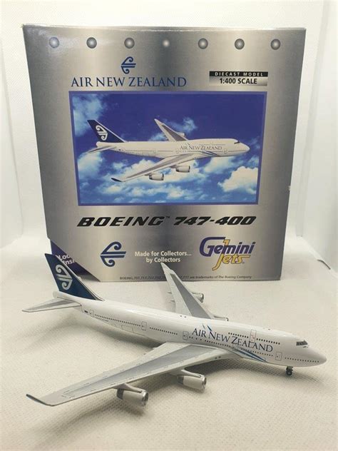 Gemini Jets 1 400 Air New Zealand Zk Nbt Boeing 747 400 Bedfordshire Diecast