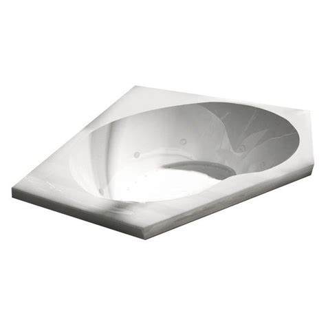 Whirlpools Eclipse 60 X 60 Corner Whirlpool Jetted Bathtub Left