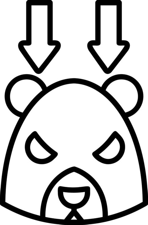 Bear Market Vector Icon Vector Art At Vecteezy