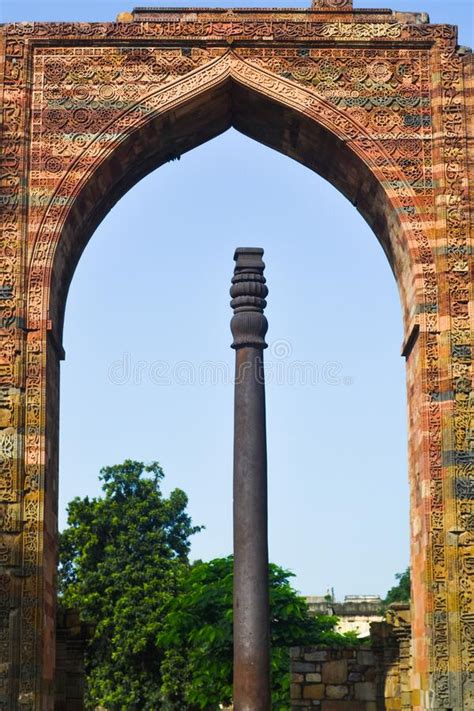 Qutub Minar Tower New Delhi India Unesco World Heritage Editorial Stock Image Image Of