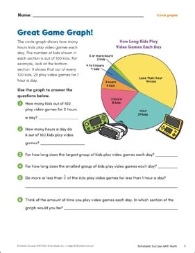 Pie Graph Worksheets (Circle Graphs) - Worksheets Library