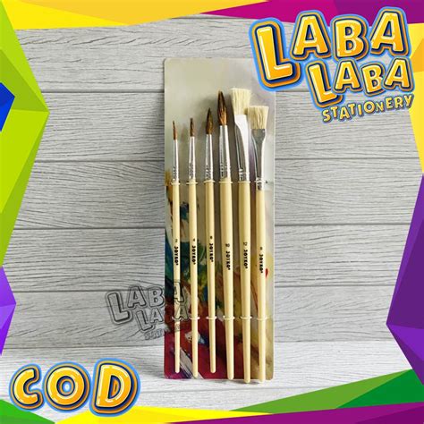 Jual LabalabaStationery Kuas Lukis Set Joyko Lengkap BR 1 6 Pcs Per