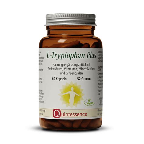 L Tryptophan Plus 60 Kapseln Online Kaufen Quintessence