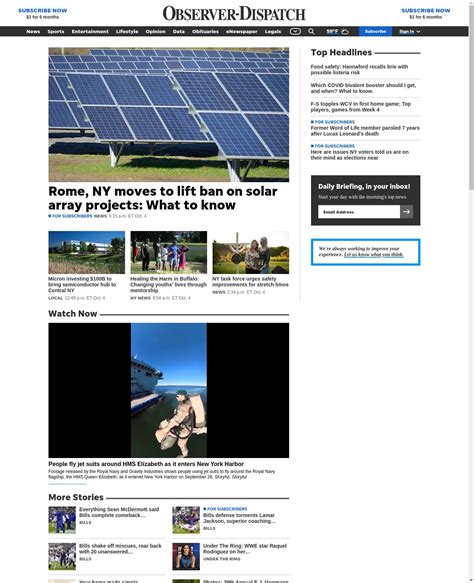 Utica Observer-Dispatch homepages in 2022 : Free Download, Borrow, and