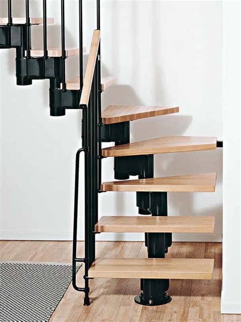 Kompact Interior Modular Staircase By Arke Fontanot Wood And Steel Staircase Design Modular