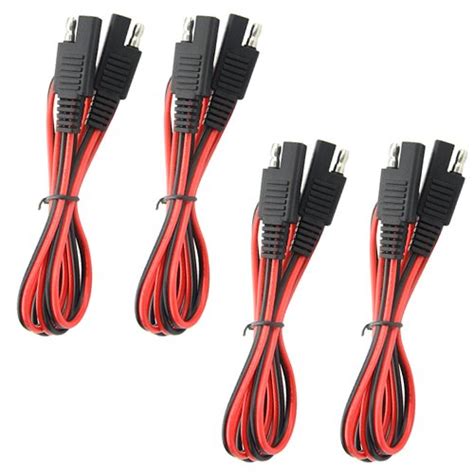 Wmycongcong Pcs Sae To Sae Extension Cable Fast Disconnect Wire